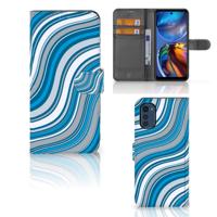 Motorola Moto E32 | Moto E32s | Telefoon Hoesje | Waves Blue