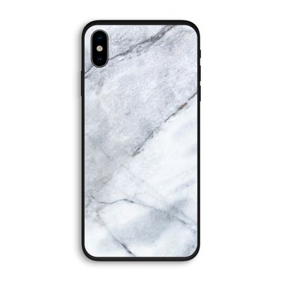 Witte marmer: iPhone XS Biologisch afbreekbaar hoesje
