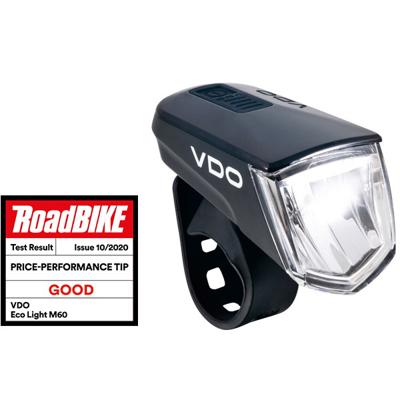 Busch & Muller Vdo eco light m60fl koplamp usb led 60 lux li-on + micro usb kabel