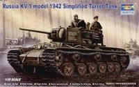 Trumpeter 1/35 Russia KV-1 model 1942 Simplified Turret Tank