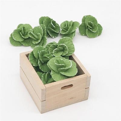 5 stuks 1:12 Mini huis Toy plantaardige simulatie kool keuken accessoire mini huis speelgoed (groen)