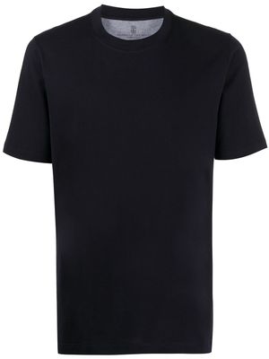 Brunello Cucinelli t-shirt classique - Bleu