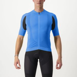 Castelli Superleggera 3 korte mouw fietsshirt blauw heren L