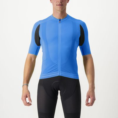 Castelli Superleggera 3 korte mouw fietsshirt blauw heren XL