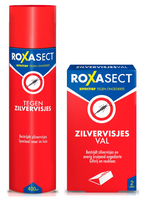 Roxasect Anti-Zilvervisjes Set - Spray tegen Zilvervisjes 400ml en Zilvervisjesval - - thumbnail