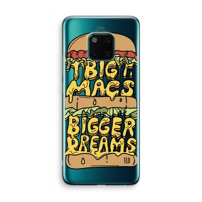 Big Macs Bigger Dreams: Huawei Mate 20 Pro Transparant Hoesje