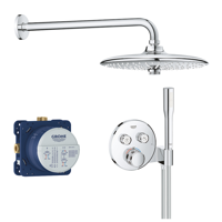 Grohe Smartcontrol Thermostatisch Inbouw Douchekraan Shower-Set 3 Stralen Rond Chroom