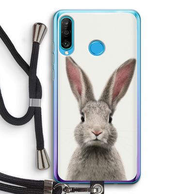 Daisy: Huawei P30 Lite Transparant Hoesje met koord