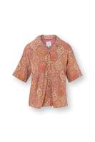 Pip Studio Flora Top Korte Mouw Ornamento Oranje XS