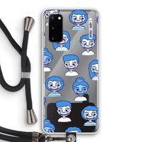 Gezichtjes: Samsung Galaxy S20 Transparant Hoesje met koord