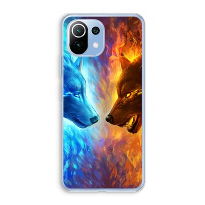 Fire & Ice: Xiaomi Mi 11 Lite Transparant Hoesje