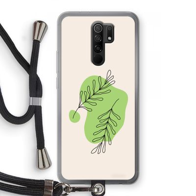 Beleaf in you: Xiaomi Redmi 9 Transparant Hoesje met koord