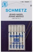 Schmetz Jeans Naalden Dikte 90 t/m 110 - 1 x 5 Naalden op kaart