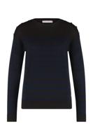 Babet stripe pullover - chestnut/darkblue - 07111