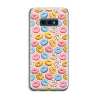 Pink donuts: Samsung Galaxy S10e Transparant Hoesje