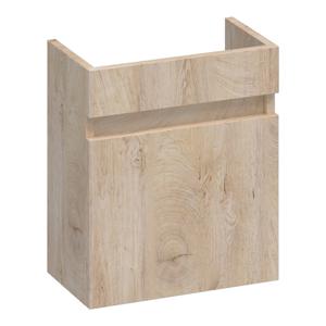 BRAUER Solution Fonteinonderkast - 40x45x22cm - 1 rechtsdraaiende deur - MFC - sahara FO-SLRSH