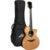 LAG Guitars TBW2ACE Bluewave 2 Auditorium E/A westerngitaar met ingebouwde effecten en bluetooth