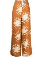 Cala de la Cruz pantalon Toya en lin - Marron Cala de la Cruz pantalon Toya en lin - Marron