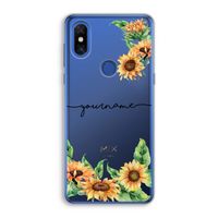 Zonnebloemen: Xiaomi Mi Mix 3 Transparant Hoesje Zonnebloemen: Xiaomi Mi Mix 3 Transparant Hoesje