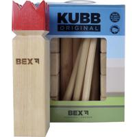 Bex Kubb Original Rubberhout Met Rode Koning - thumbnail