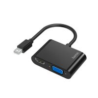 Hama Video-adapter 2in1 Mini-DisplayPort-st. - VGA & HDMI™-aansl. Ultra-HD 4K - thumbnail