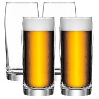 LAV Bierglazen - set van 8x - 380 ml/0,38L - stevig glas - Stijlvolle glazen