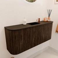 Toiletmeubel Mondiaz Joya | 103.2 cm | Meubelkleur Walnut | Faye wastafel Urban Midden | 1 kraangat Toiletmeubel Mondiaz Joya | 103.2 cm | Meubelkleur Walnut | Faye wastafel Urban Midden | 1 kraangat