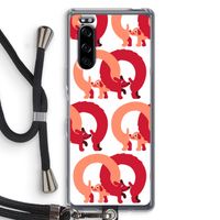 Dogs: Sony Xperia 5 Transparant Hoesje met koord