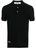 Comme Des Garçons Play x Invader polo à logo appliqué - Noir - thumbnail