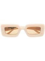 Gucci Eyewear lunettes de soleil à monture rectangulaire - Tons neutres