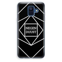 Negenduust geometrisch: Samsung Galaxy A6 (2018) Transparant Hoesje