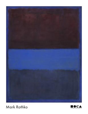 Kunstdruk Mark Rothko No. 61 Rust and Blue 71x91,5cm