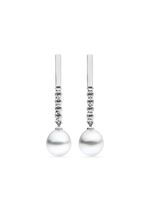 AUTORE MODA boucles d'oreilles pendantes Amelia serties de perles - Argent