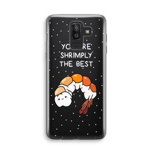 You're Shrimply The Best: Samsung Galaxy J8 (2018) Transparant Hoesje