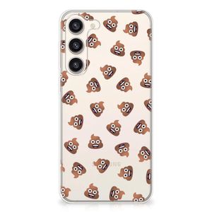 TPU bumper voor Samsung Galaxy S23 Plus Poep Emojis