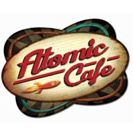 Atomic Cafe Retro Zwaar Metalen Bord GROOT Staal 73 x 50 cm