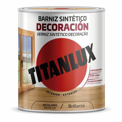 Synthetische vernis Titanlux m10100004 Decoratie Glanzend Kleurloos 4 L