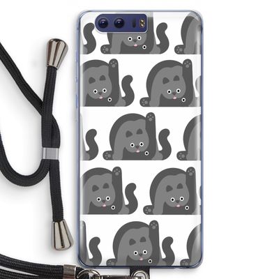 Cats: Honor 9 Transparant Hoesje met koord