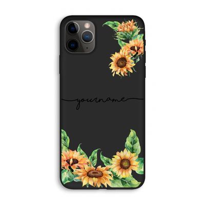 Zonnebloemen: iPhone 11 Pro Max Biologisch afbreekbaar hoesje