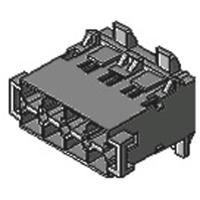 Molex 439382103 Male header, inbouw (standaard) Totaal aantal polen: 10 Rastermaat: 10.00 mm Inhoud: 1 stuk(s) Bulk