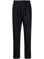 Herno elasticated-waist tapered trousers - Bleu