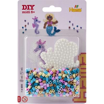 Hama Strijkkralen Midi Aqua Set 450 Stuks
