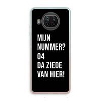 Da ziede van hier - Zwart: Xiaomi Mi 10T Lite 5G Transparant Hoesje
