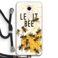 Let it bee: Xiaomi Redmi 5 Transparant Hoesje met koord