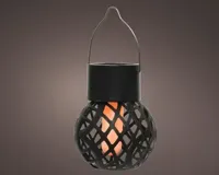 Lumineo solar hanglamp vlameffect - meerkleurig