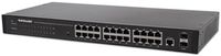 Intellinet 560917 Managed L2 Gigabit Ethernet (10/100/1000) 1U Zwart netwerk-switch