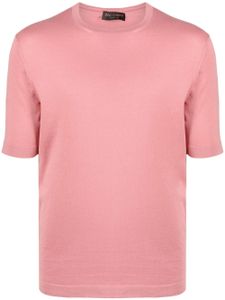 Dell'oglio t-shirt en coton à col rond - Rose