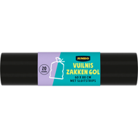 Jumbo Vuilniszakken 60 L met Sluitstrips 20 Stuks