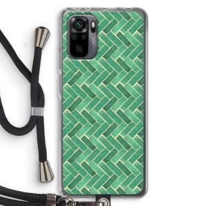 Moroccan tiles 2: Xiaomi Redmi Note 10 Pro Transparant Hoesje met koord