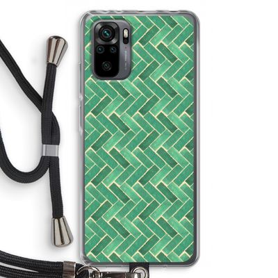 Moroccan tiles 2: Xiaomi Redmi Note 10 Pro Transparant Hoesje met koord